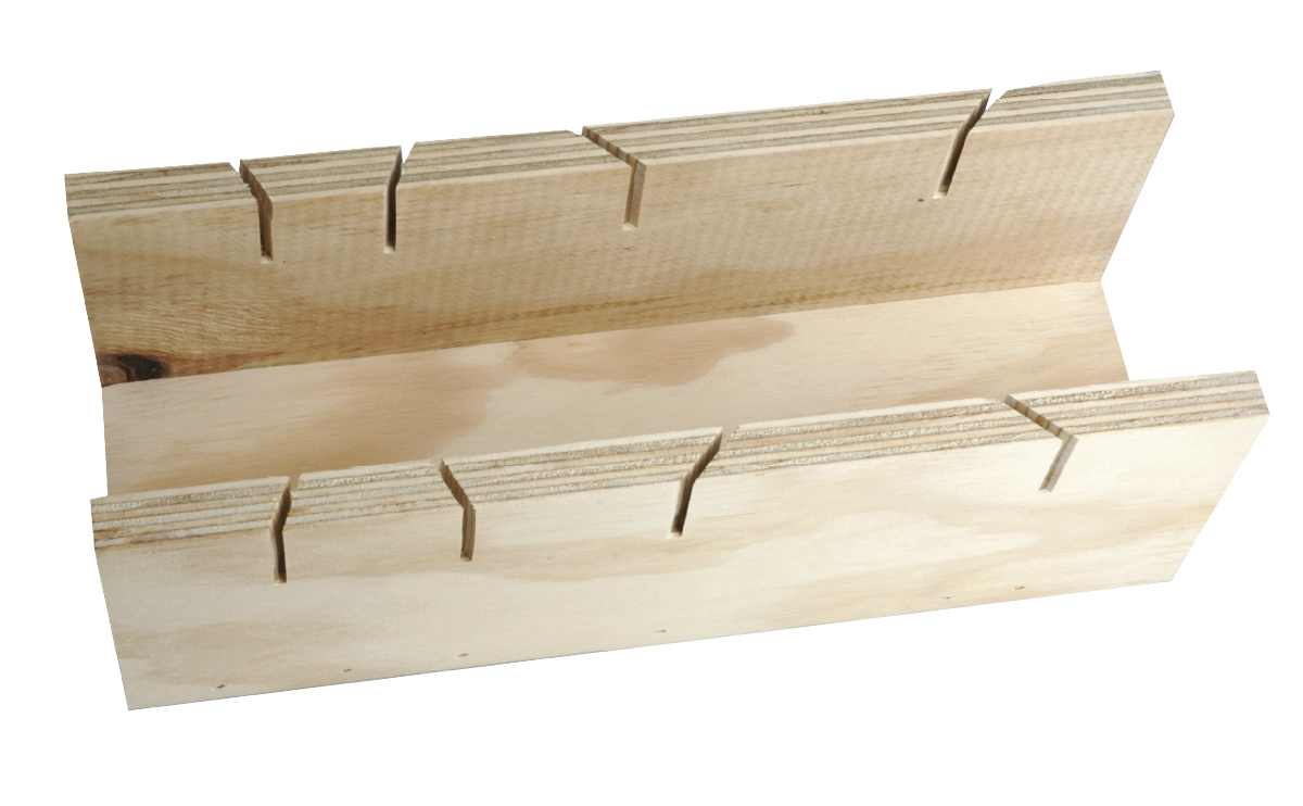 Wooden Mitre Box Dual Cut 55 75 90 Wbt