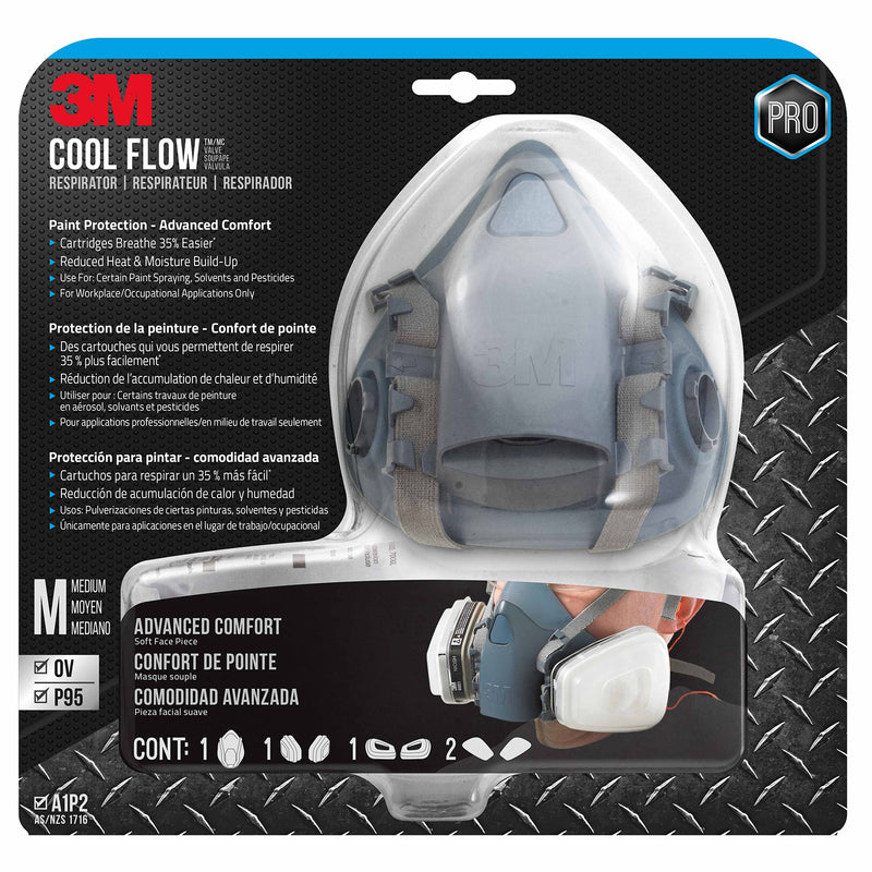 3M Tekk Protection 7512 Cool-Flow Respirator
